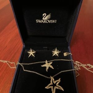SWAROVSKI star fish set